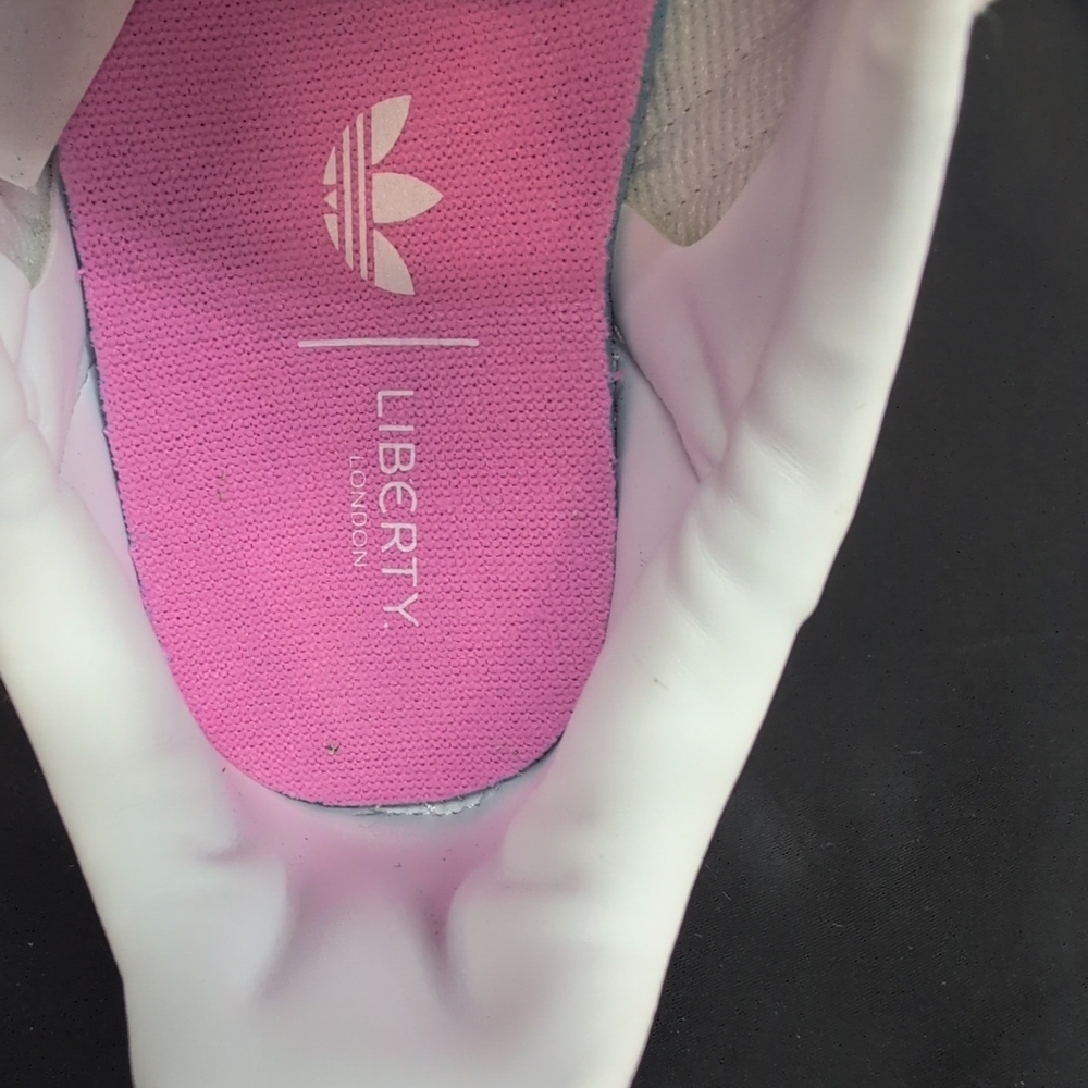 Adidas Samba OG x Liberty London Shoes Sneakers US 7 Pink Grey White JI0280 - Picture 9 of 13
